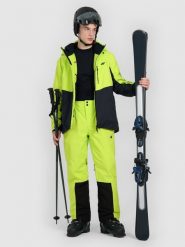 4F Spodnie narciarskie z szelkami membrana Dermizax 20000 męskie - zielone XXL. Żółte spodnie sportowe męskie 4F, m, bez wzorów, narciarskie, Dermizax. Za 999.99 zł.