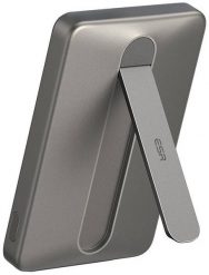 Powerbank magnetyczny z podstawką ESR Qi2 MagSlim 5000 mAh (piaskowy). Powerbanki ESR. Za 173.89 zł.
