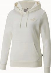 Puma Bluza damska Puma ESS+ Embroidery Hoodie FL kremowa 670004 99 L. Białe bluzy damskie Puma, l, bez wzorów, bez ramiączek, bez kaptura. Za 180.51 zł.