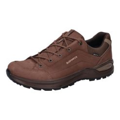 Buty trekkingowe męskie Lowa Renegade Evo Low Gtx. Brązowe trekkingi męskie Lowa, z materiału, bez zapięcia. Za 1,022.00 zł.