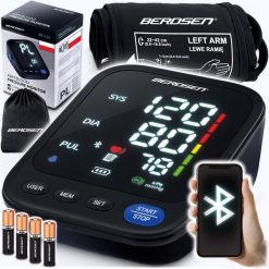 Ciśnieniomierz naramienny z polskimi komunikatami i bluetooth BD-123 Berdsen. Ciśnieniomierze Berdsen. Za 89.99 zł.