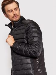 Calvin Klein Kurtka przejściowa Recycled Side K10K108291 Czarny Regular Fit. Czarne kurtki męskie Calvin Klein, m, bez wzorów, z syntetyku, bez kaptura. Za 599.99 zł.