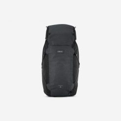 Plecak trekkingowy męski Forclaz Travel 900 50+6 litrów. Szare plecaki męskie FORCLAZ, bez wzorów, z materiału. Za 449.99 zł.