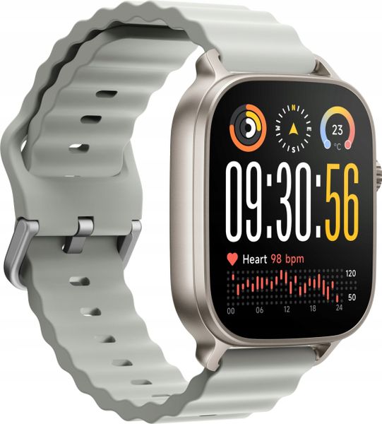 Smartwatch Realme Watch 5 Titanium Silver (RMW2501_SIL). Szare zegarki smartwatch realme, bez wzorów. Za 227.99 zł.