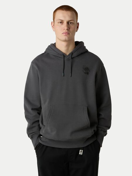 The North Face Bluza Powder Days NF0A8E4G Szary Relaxed Fit. Szare bluzy męskie The North Face, m, bez wzorów, z bawełny, bez ramiączek, bez kaptura. Za 259.99 zł.