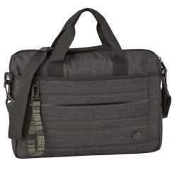 Torba sportowa dla dorosłych Caterpillar B. Holt Slim Briefcase pojemność 10 L. Czarne torby sportowe męskie CATERPILLAR, bez wzorów, z materiału. Za 199.99 zł.