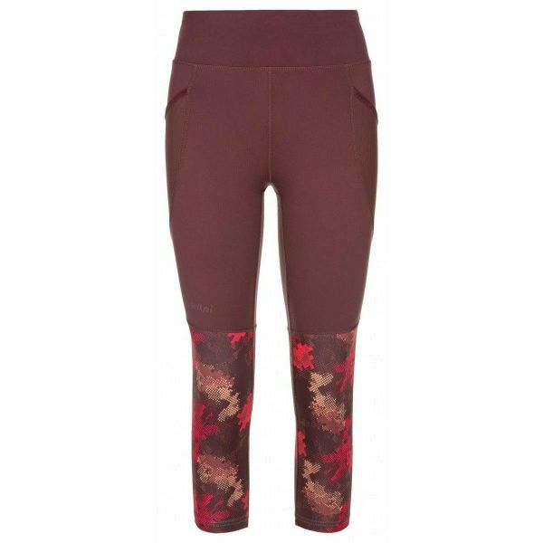 Damskie legginsy fitness 3/4 Kilpi SOLAS-W. Czerwone legginsy damskie Kilpi, bez wzorów. Za 138.03 zł.