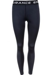 Damskie legginsy Endurance Power. Czarne legginsy damskie Endurance, bez wzorów, z elastanu. Za 147.00 zł.