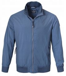 Niebieska Męska Kurtka Przejściowa - Wiatrówka - Pako Jeans. Niebieskie kurtki męskie Pako Jeans, na jesień, l, bez wzorów, z jeansu, bez kaptura. Za 349.00 zł.