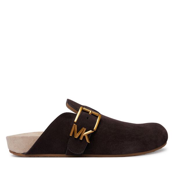 Klapki MICHAEL Michael Kors. Brązowe klapki damskie MICHAEL Michael Kors, bez wzorów, bez obcasa, bez zapięcia. Za 809.99 zł.