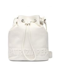 Patrizia Pepe Torebka 2B0126/L113 Biały. Białe torebki do ręki damskie Patrizia Pepe, bez wzorów, ze skóry, bez dodatków. Za 759.99 zł.