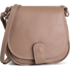 Torebka CREOLE - RBI046 Brąz S05. Brązowe listonoszki damskie Creole, bez wzorów, ze skóry, bez dodatków. W wyprzedaży za 109.00 zł.