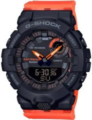 Zegarek sportowy Casio G-Shock Zegarek damski pomarańczowy 51 mm (GMA-B800SC-1A4). Brązowe zegarki damskie Casio. Za 573.99 zł.