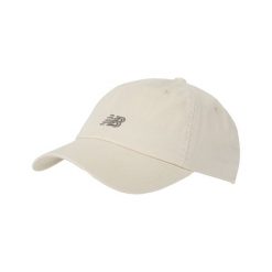 Czapka damska New Balance LAH51009LIN – beżowa. Brązowe czapki damskie New Balance, bez wzorów, z materiału, sportowe. Za 109.99 zł.