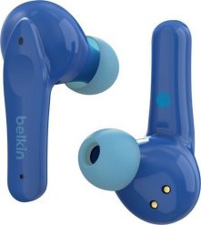 Słuchawki Belkin Soundform Nano niebieskie (PAC003btBL). Niebieskie słuchawki bezprzewodowe Belkin. Za 285.59 zł.