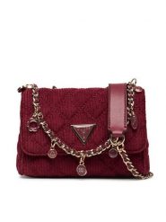 Guess Torebka Giully II Mini HWCG96 73740 Bordowy. Czerwone torebki do ręki damskie Guess, z aplikacjami, z materiału, bez dodatków. Za 379.99 zł.