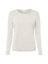 Brookshire Sweter z dzianiny DAmen Kobiety drobna dzianina szary marmurkowy, M. Szare swetry nierozpinane damskie brookshire, na jesień, m, bez wzorów, z bawełny, bez kołnierzyka, bez ramiączek. Za 199.95 zł.