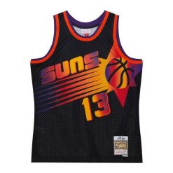 Koszulka Phoenix Suns Big Face 7.0 Swingman 1996/97. Czarne bluzki damskie Mitchell & Ness, bez wzorów, sportowe, bez kołnierzyka, bez ramiączek. Za 518.00 zł.