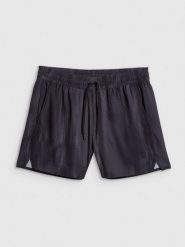 4F Spodenki plażowe boardshorty męskie - czarne M. Czarne szorty męskie 4F, bez wzorów, z materiału. Za 99.99 zł.