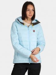 Kurtka Damska Fjallraven Expedition Pack Down Hoodie W. Niebieskie kurtki sportowe damskie Fjällräven, m, bez wzorów, z materiału, bez ramiączek, bez kaptura, trekkingowe. Za 2,062.40 zł.