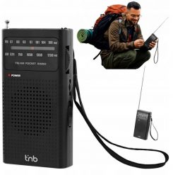 Radio TnB Mini Przenośne Radio Fm / Am Turystyczne Podręczne Na Baterie + Jack 3,5 Mm / Fmpket1. Radia tnb. Za 79.99 zł.
