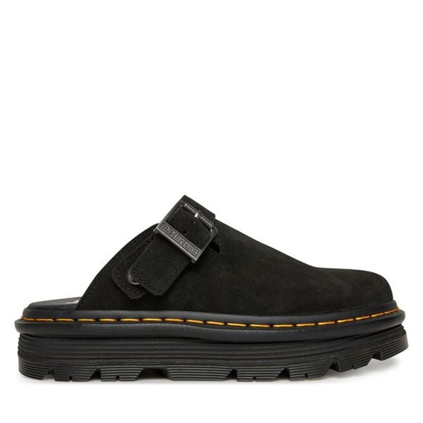 Klapki Dr. Martens. Czarne klapki damskie Dr. Martens, bez wzorów, bez zapięcia. Za 567.99 zł.