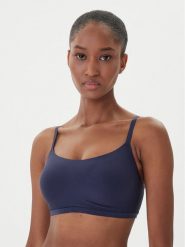 Chantelle Biustonosz top Soft Stretch C16A20 Granatowy. Niebieskie topy damskie Chantelle, l, bez wzorów, z syntetyku, bez kołnierzyka, bez ramiączek. Za 219.99 zł.