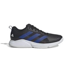 Buty halowe adidas Court Team 2.0. Czarne obuwie sportowe damskie Adidas, bez wzorów, bez zapięcia, do koszykówki. W wyprzedaży za 323.20 zł.