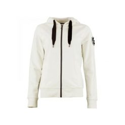Damska bawełniana bluza rozpinana na całej długości Peak Mountain French Terry. Białe bluzy damskie Peak Mountain, m, bez wzorów, z bawełny, eleganckie, bez ramiączek, bez kaptura. Za 187.00 zł.
