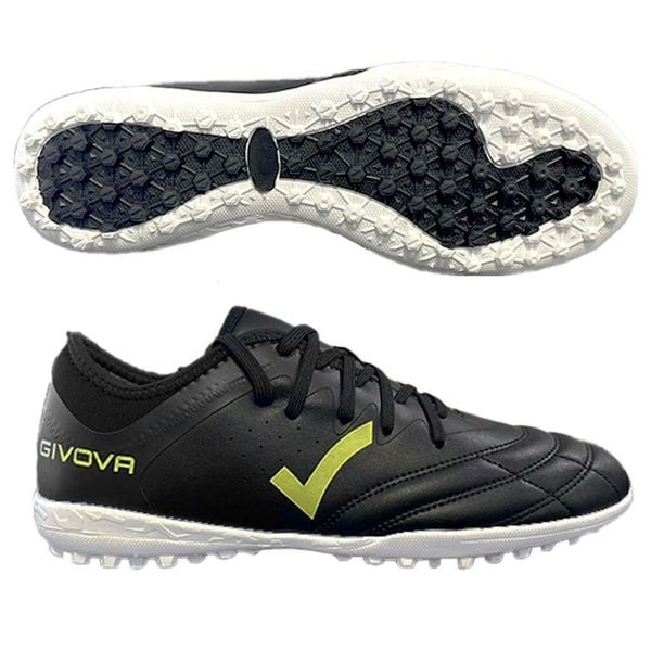 Givova Calcetto Flash - Buty sportowe roz. 35. Czarne buty sportowe męskie Givova, bez wzorów, bez zapięcia, do piłki nożnej. Za 268.99 zł.