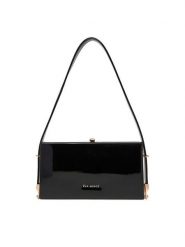 Eva Minge Torebka EO-AVAH-LA482-6340 Czarny. Czarne torebki wizytowe damskie Eva Minge, bez wzorów, z materiału, bez dodatków. Za 199.99 zł.