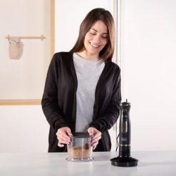 Blender ręczny Black+Decker BXHBA800E 800W | 3 funkcje. Czarne blendery . Za 153.99 zł.