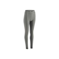 Legginsy slim Gym & Pilates FIT+ 500 damskie. Niebieskie legginsy damskie DOMYOS, bez wzorów, z bawełny. Za 39.99 zł.