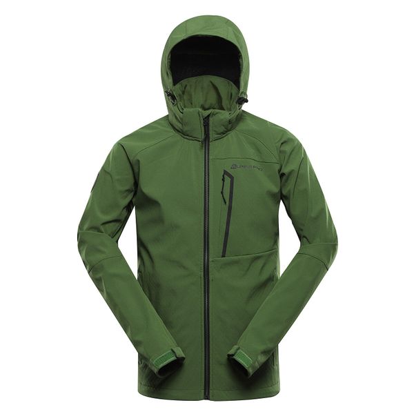 Kurtka softshell męska Alpine Pro Hoor. Zielone kurtki męskie Alpine Pro, m, bez wzorów, z softshellu, sportowe, bez kaptura. W wyprzedaży za 369.00 zł.