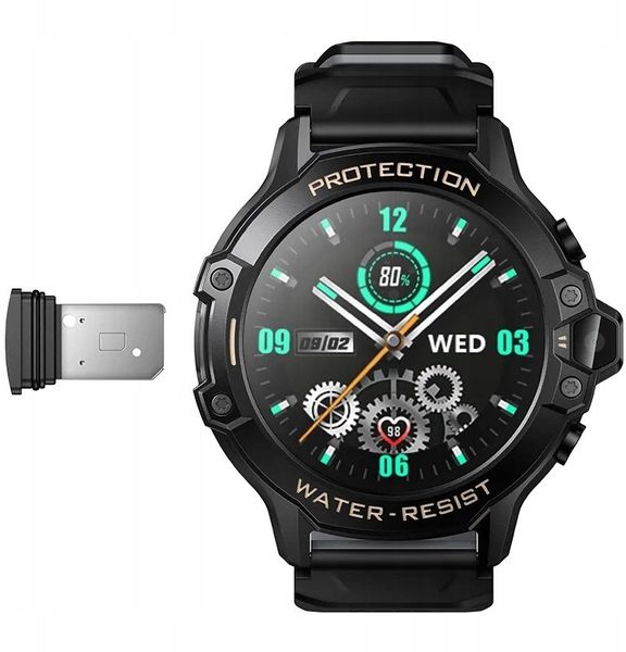 Smartwatch Hoco Y107 Czarny. Czarne zegarki smartwatch Hoco, bez wzorów. Za 116.44 zł.