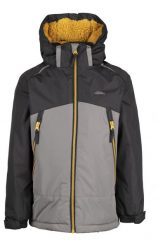 Trespass Discover-męska kurtka przeciwdeszczowa Storm Grey. Czarne kurtki męskie Trespass, m, bez wzorów, z polaru, bez kaptura. Za 198.80 zł.