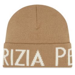 Czapka Patrizia Pepe. Brązowe czapki damskie Patrizia Pepe, na zimę, bez wzorów. Za 739.99 zł.