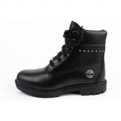 Buty do chodzenia damskie Timberland 6IN Hert BT Cupsole. Czarne obuwie trekkingowe damskie Timberland, z materiału, za kostkę, bez zapięcia. Za 764.00 zł.