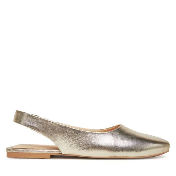 Sandały Bronx. Żółte sandały damskie Bronx, bez wzorów, bez obcasa, na płaskiej podeszwie, bez zapięcia. Za 279.99 zł.