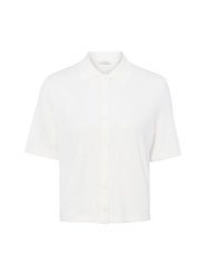 Opus Damska koszula z dzianiny - Somelli Kobiety Sztuczne włókno biały jednolity, 38. Białe koszule damskie Opus, bez wzorów, z dzianiny, bez kołnierzyka, bez ramiączek. Za 249.95 zł.