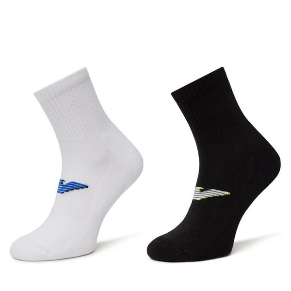 Skarpety krótkie Emporio Armani. Czarne skarpety męskie Emporio Armani, bez wzorów. Za 69.99 zł.