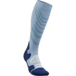 Skarpetki kompresyjne merino dla kobiet Bauerfeind. Niebieskie skarpetki damskie BAUERFEIND, bez wzorów, z wełny. Za 265.50 zł.