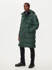 BOSS Płaszcz zimowy H-Donden5 50525237 Zielony Regular Fit. Zielone płaszcze męskie Boss, na zimę, m, bez wzorów, z syntetyku, bez kołnierzyka, bez kaptura. Za 2,099.00 zł.