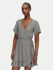 Roxy Sukienka codzienna Zenith Wrap ERJWD03876 Czarny Regular Fit. Czarne sukienki damskie Roxy, na co dzień, m, bez wzorów, z wiskozy, bez kołnierzyka, bez ramiączek, proste. Za 299.99 zł.
