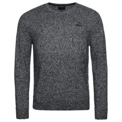 Sweter z okrągłym dekoltem Superdry Essential. Szare swetry męskie Superdry, xl, bez wzorów, z bawełny, eleganckie, bez kołnierzyka, bez ramiączek. Za 278.85 zł.