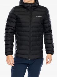 Kurtka męska Columbia Lake 22 II Down Hooded Jacket 2086294010 Czarne XL. Czarne kurtki męskie Columbia, m, bez wzorów, bez kaptura. Za 442.19 zł.