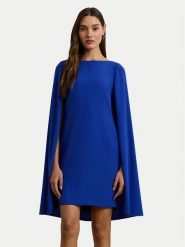 LAUREN RALPH LAUREN Sukienka koktajlowa 253855210032 Niebieski. Niebieskie sukienki damskie Lauren Ralph Lauren, bez wzorów, z syntetyku, wizytowe, bez kołnierzyka, bez ramiączek. Za 669.99 zł.