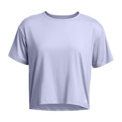 Koszulka treningowa damska Under Armour Motion. Niebieskie bluzki damskie Under Armour, xs, bez wzorów, sportowe, bez kołnierzyka, bez ramiączek. Za 119.99 zł.