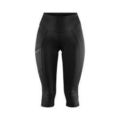 Legginsy damskie Craft Adv Essence Capri. Czarne legginsy damskie Craft, bez wzorów, z dżerseju. Za 239.45 zł.