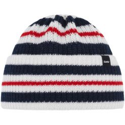 Czapka Eisbar Stripy MÜ. Niebieskie czapki damskie Eisbar, bez wzorów, z materiału, sportowe. Za 179.90 zł.